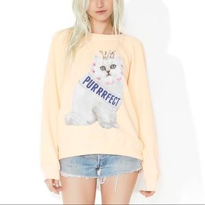 NWT Wildfox Purrfect Sommers Sweater